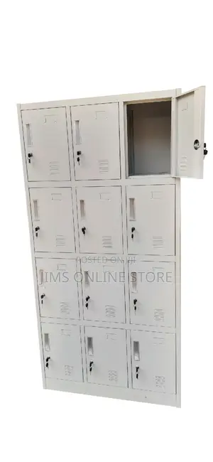 Genuine Filing Cabinet/ Office Locker 12 Doors-Metallic