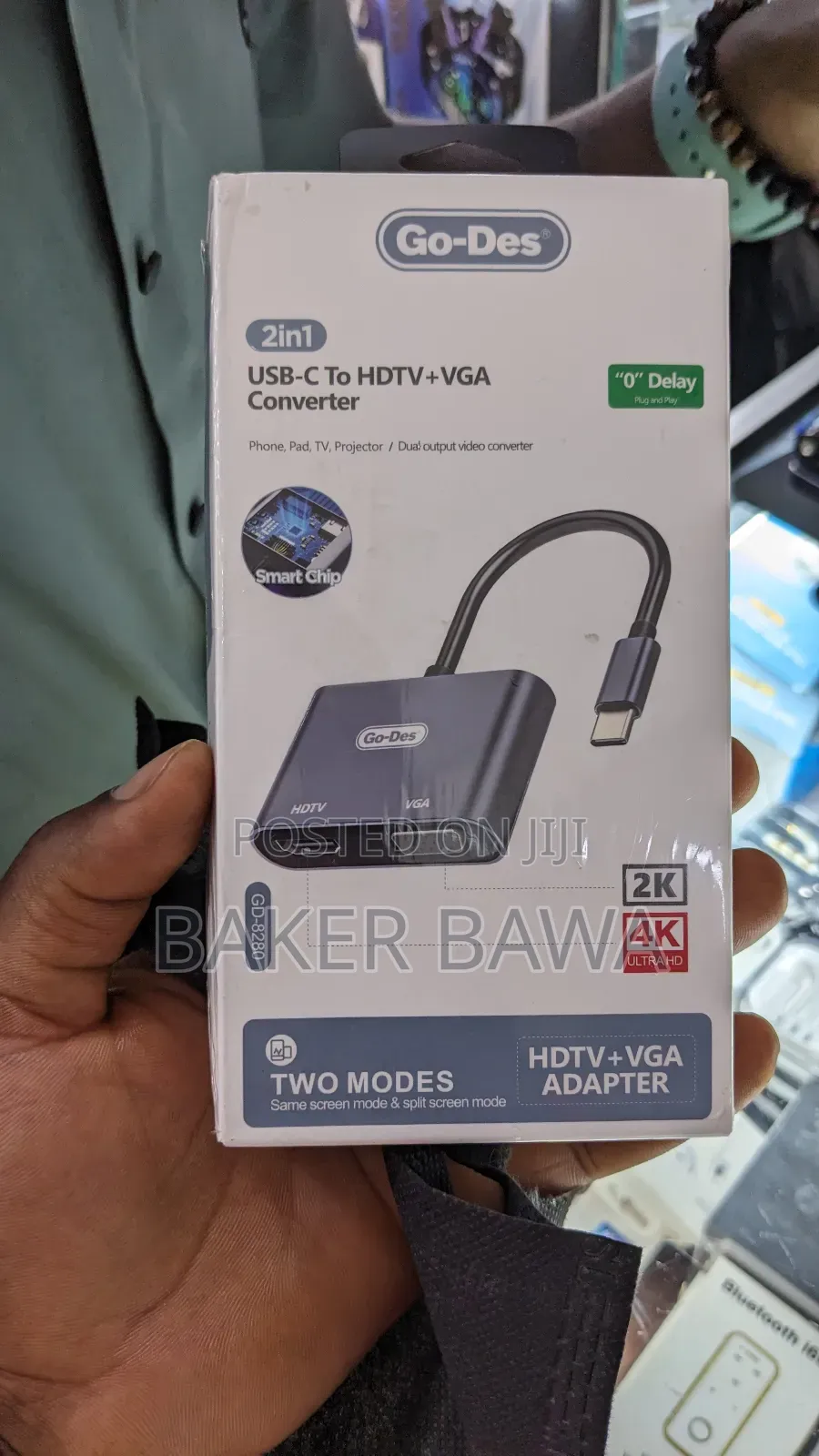 USB C to HDTV + VGA Converter