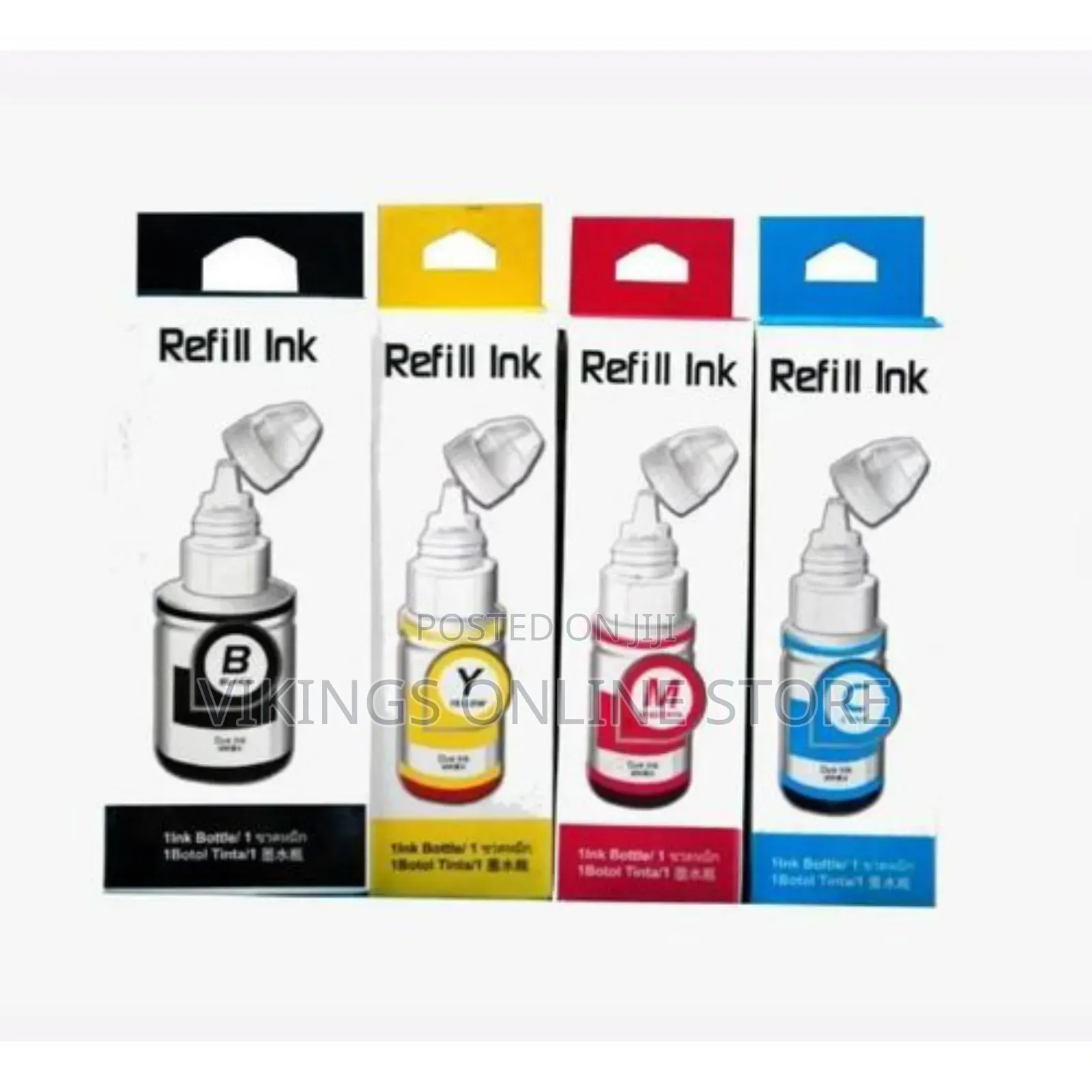 Canon Full Set G Series Printer Ink Refills-Multicolor