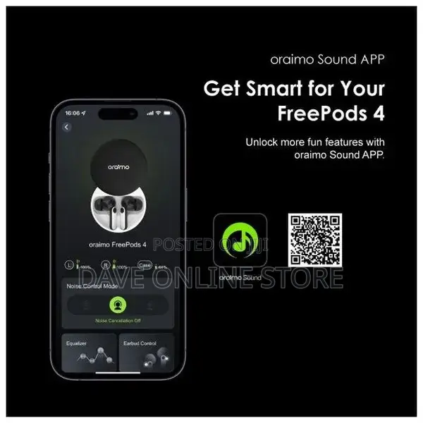 Oraimo Freepods 4 ANC True Wireless Earbuds