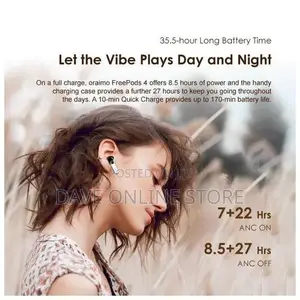 Oraimo Freepods 4 ANC True Wireless Earbuds
