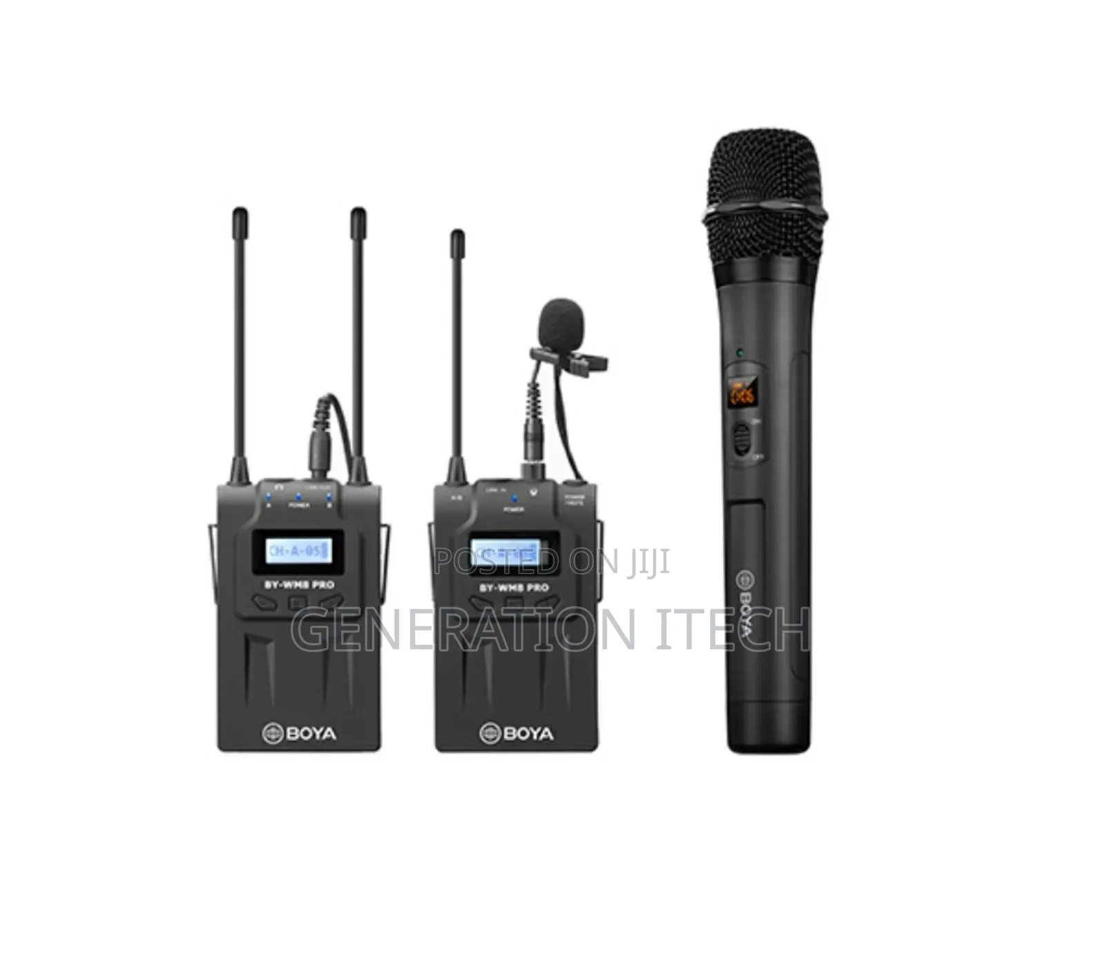 BOYA BY-WM8 Pro- UHF Dual-Channel Wireless Microphone