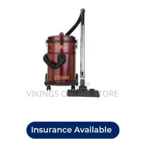 Electro Master 25L Dry Powerful Vaccum Cleaner Maroon /Black