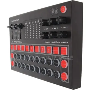 Live Sound Card Mixer Board