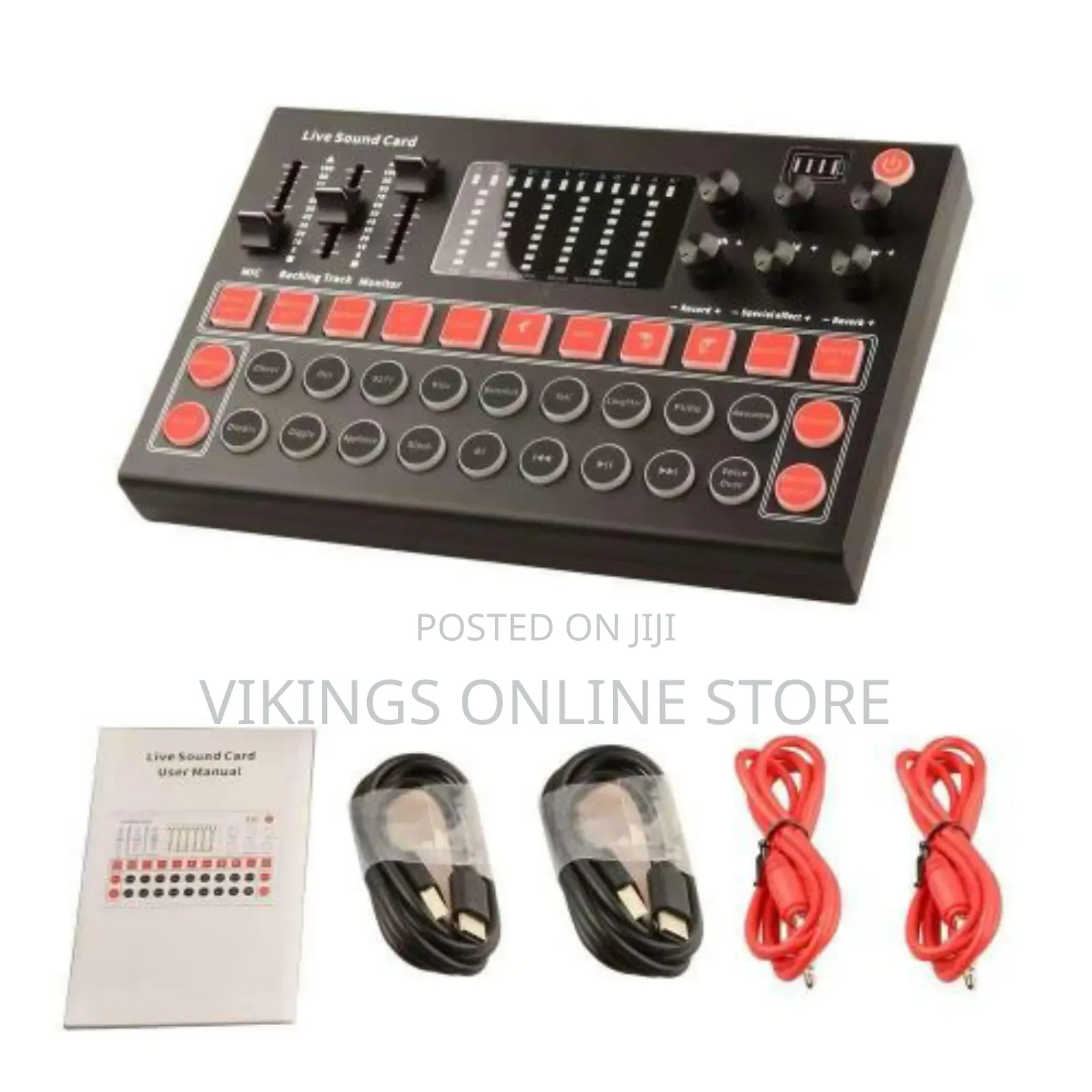 Live Sound Card Mixer Board