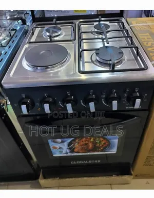 Globalstar 3 Gas + 1 Electric Electric Oven 50x50cm– Black