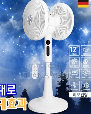 12inch Heavy Duty Double Sided Rotating Fan