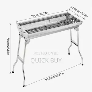 Portable Stainless Steel Barbecue Grill