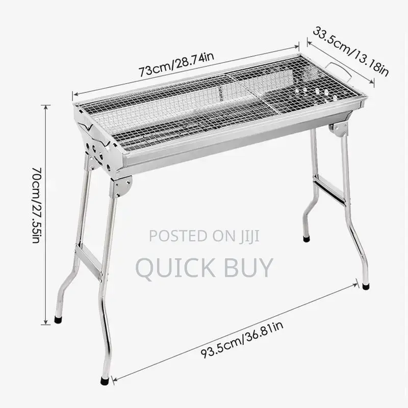 Portable Stainless Steel Barbecue Grill