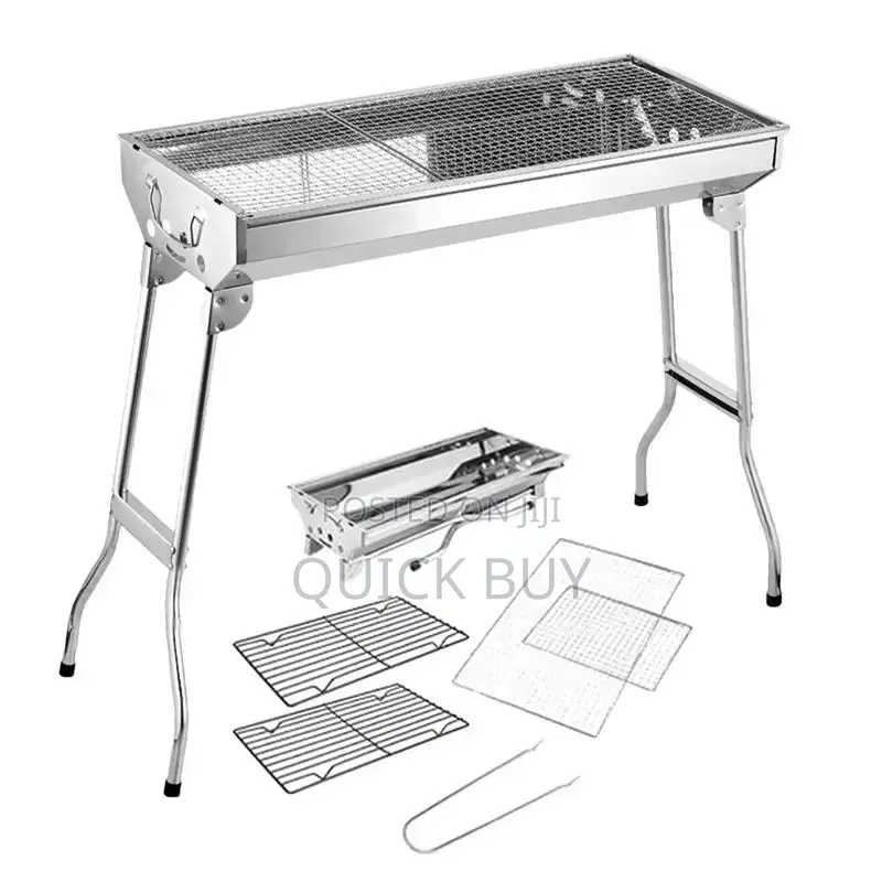 Portable Stainless Steel Barbecue Grill