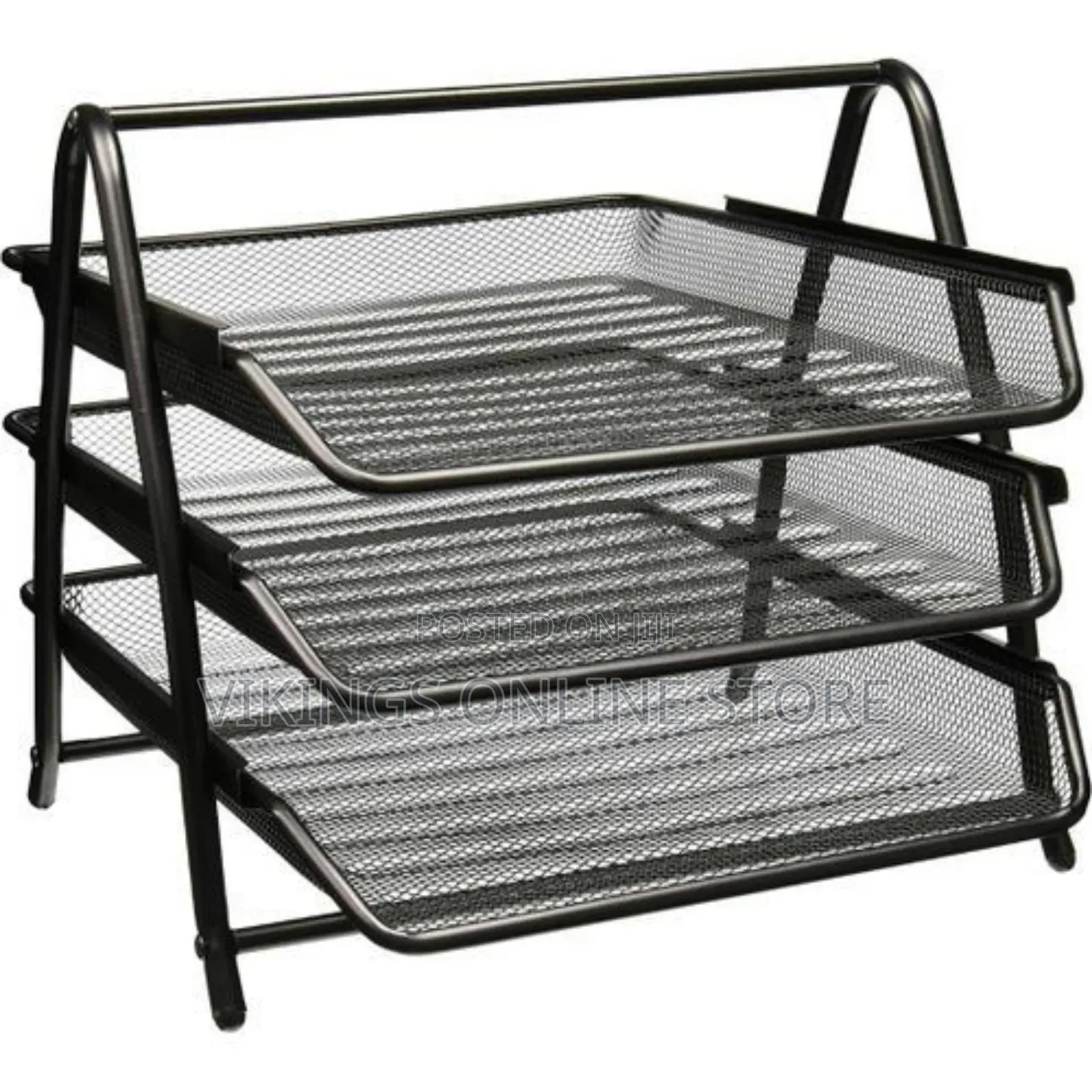 3 Layers Office Tray - Black