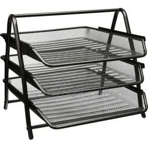 3 Layers Office Tray - Black