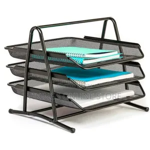 3 Layers Office Tray - Black