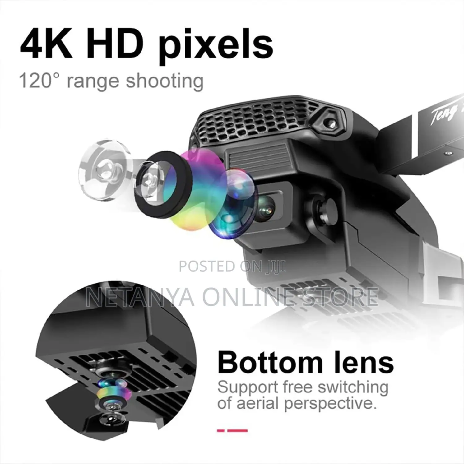E88 Pro Drone With Camera and 2 Batteries