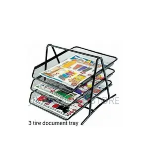 Genuine Document Tray 3 Tier Mesh