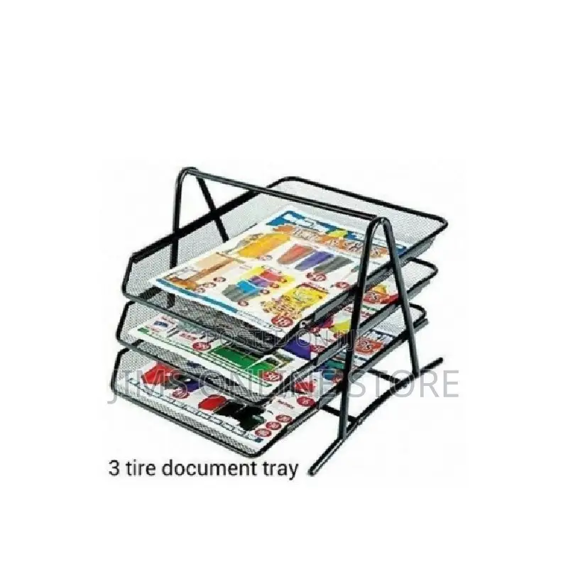 Genuine Document Tray 3 Tier Mesh