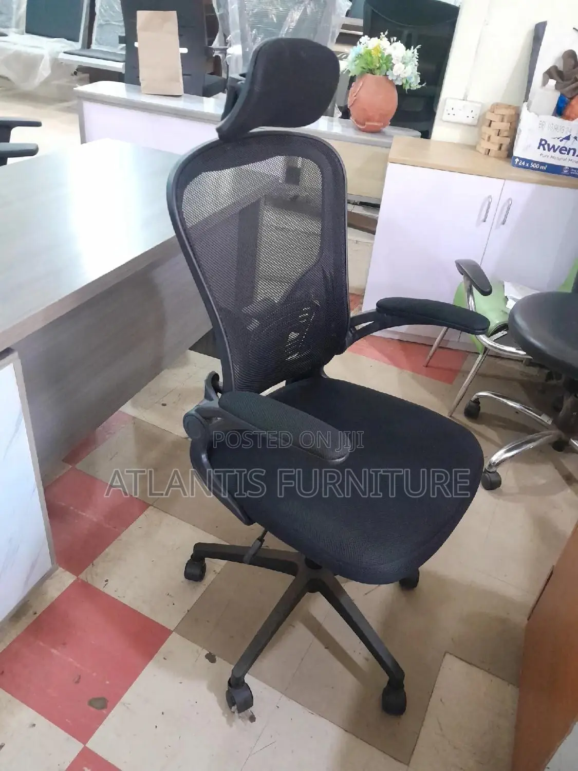 Office Chairs With Adjustable Arms, Swivel