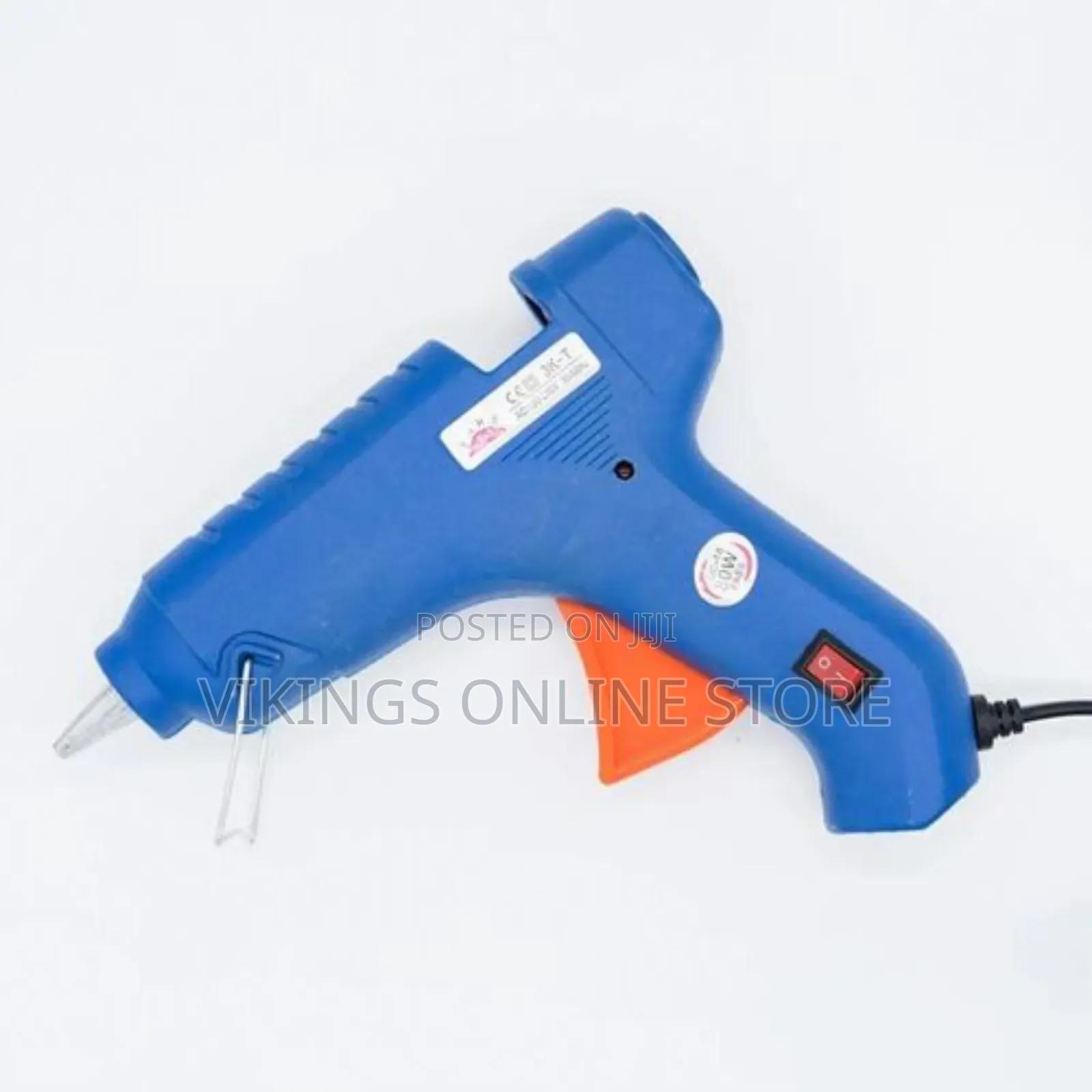 Electric Hot Melt Glue Gun 9 Glue Sticks-Blue