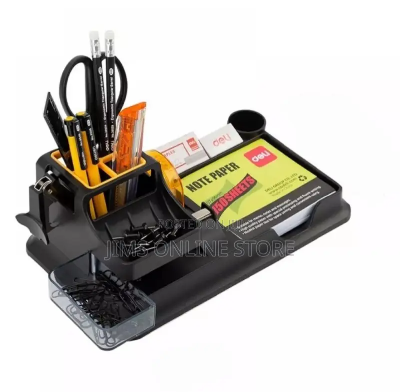 Elegant Plastic Desk Organiser