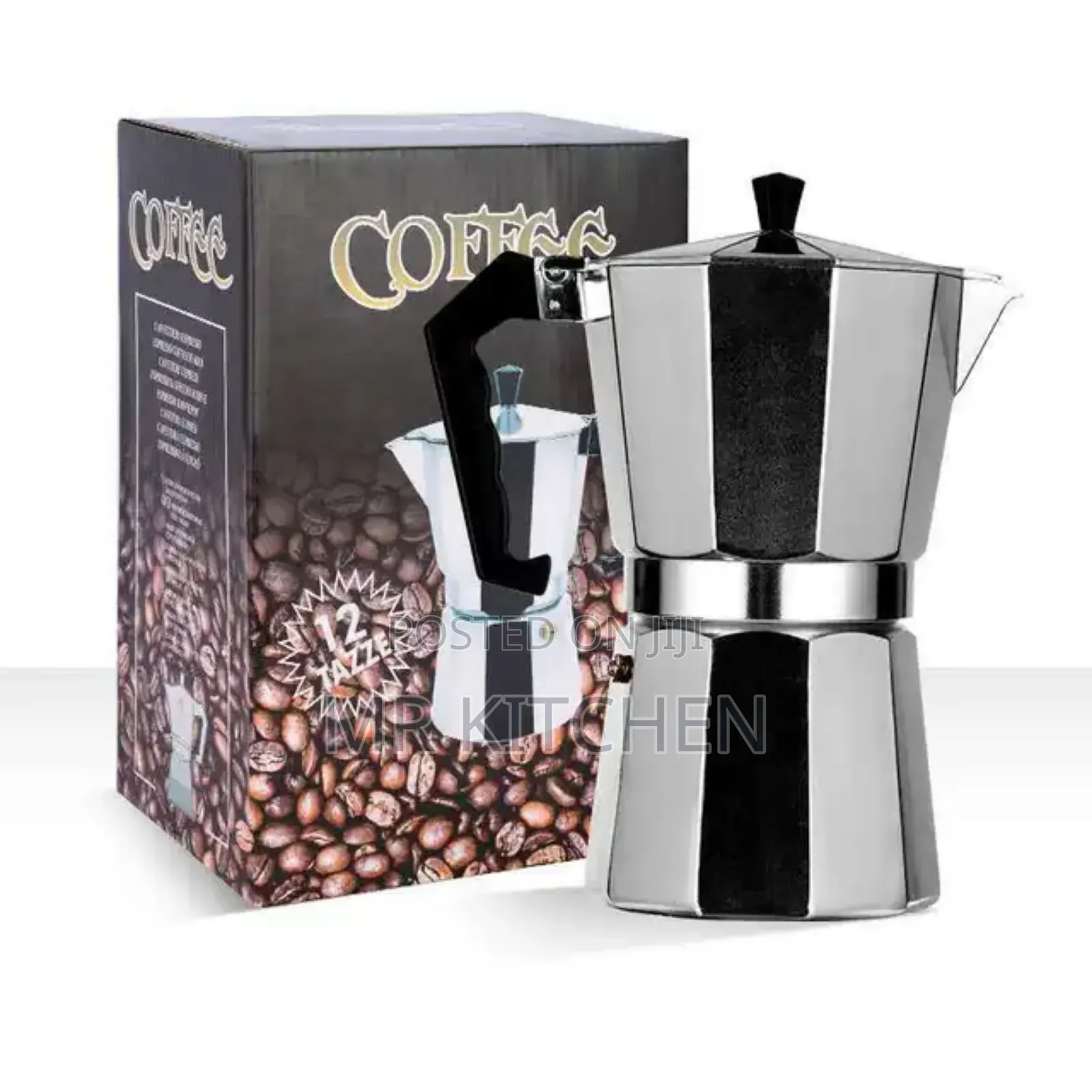 Metallic Moka Pot