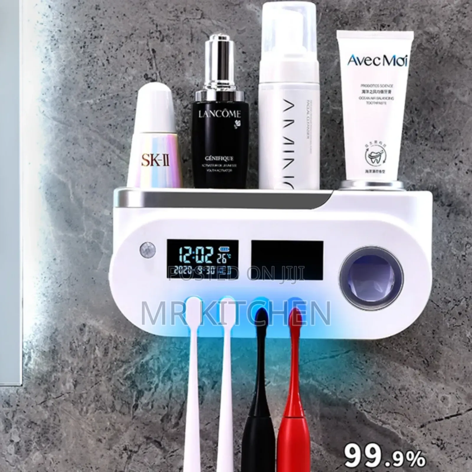 Toothbrush and Toothpaste Dispenser