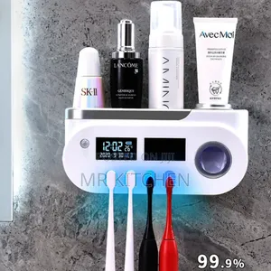 Toothbrush and Toothpaste Dispenser