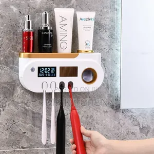 Toothbrush and Toothpaste Dispenser