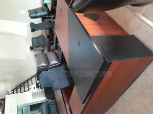 Very Unique Black and Brown Desk (160cm)