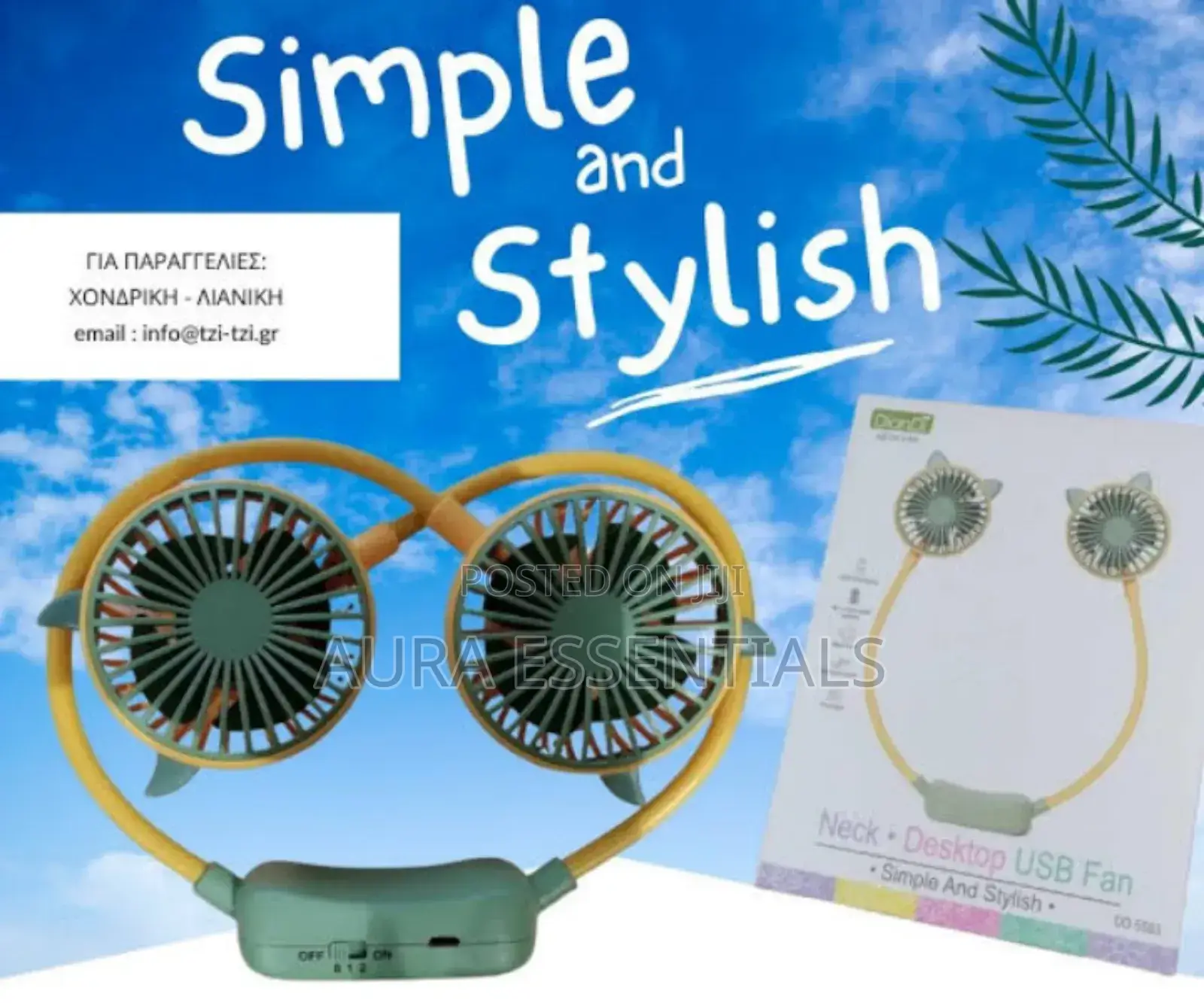 New Design Air Conditioner Mini Neck Fan