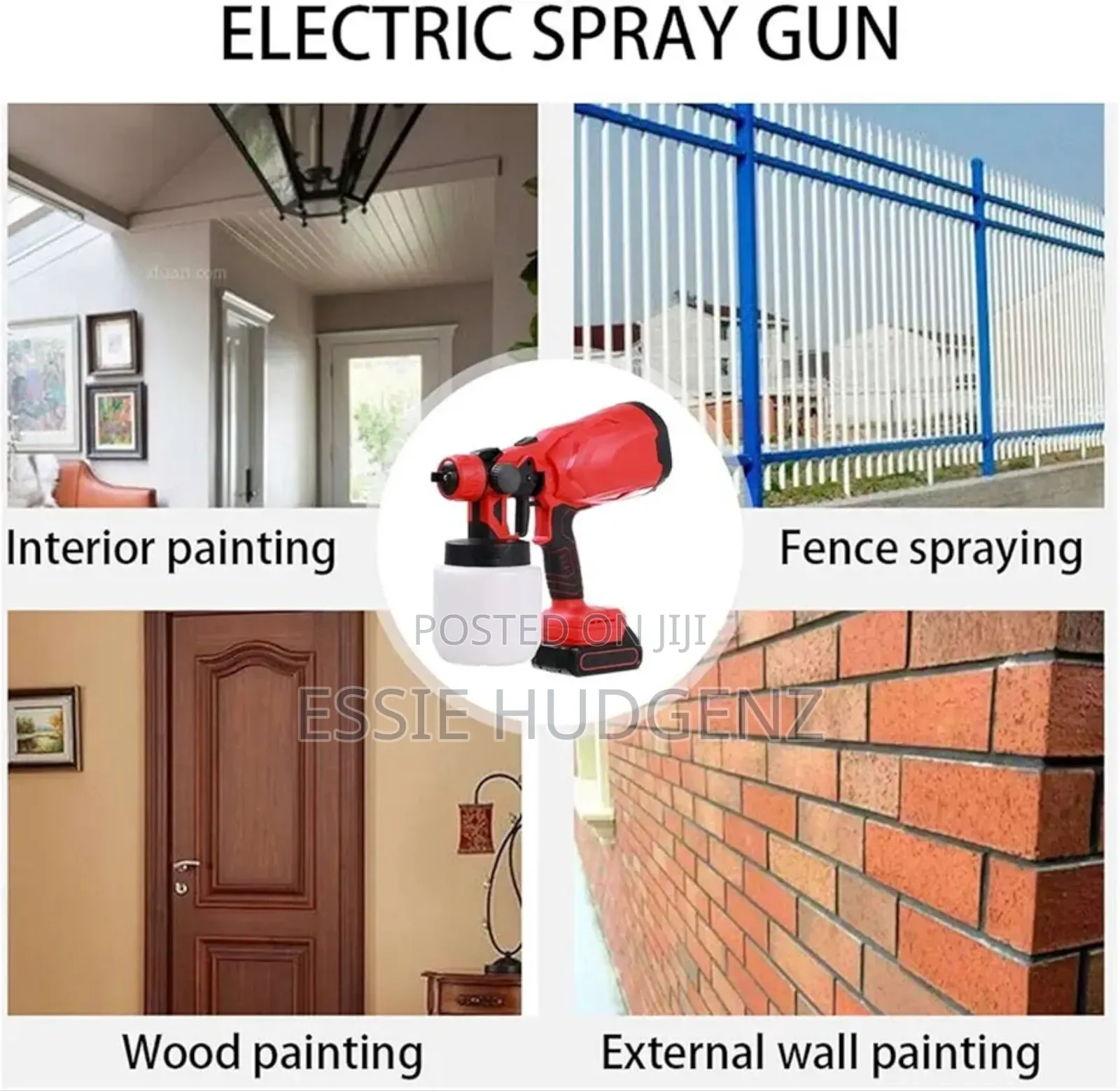 Rechargeable Paint Sprayer Gun