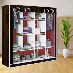 Wood Printedfoldable Wardrobe For Clothes