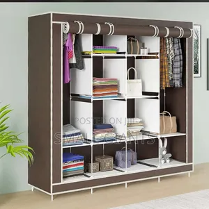 Wood Printedfoldable Wardrobe For Clothes