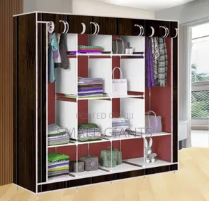 Wood Printedfoldable Wardrobe For Clothes