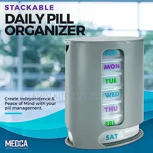 Weekly Pill Organizer Reminder 7 Days Aweek