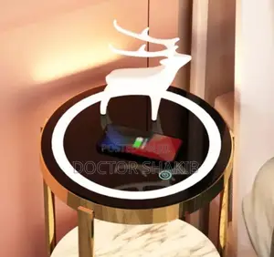 Modern Bedside Table With Wireless Creative Charging