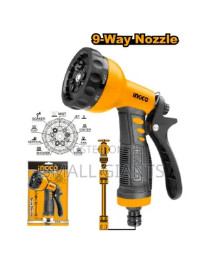 INGCO 9 Pattern Plastic Trigger Nozzle