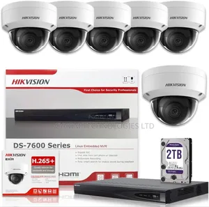 Hik IP Cameras 6pcs 2tb and NVR