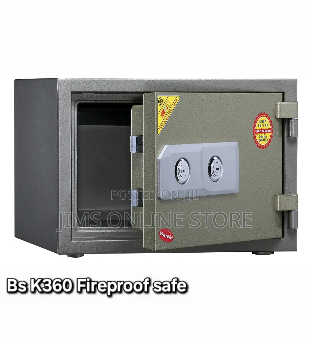 Genuine Universal Fire Resistant Safe Bs-k360,Grey, 50kgs