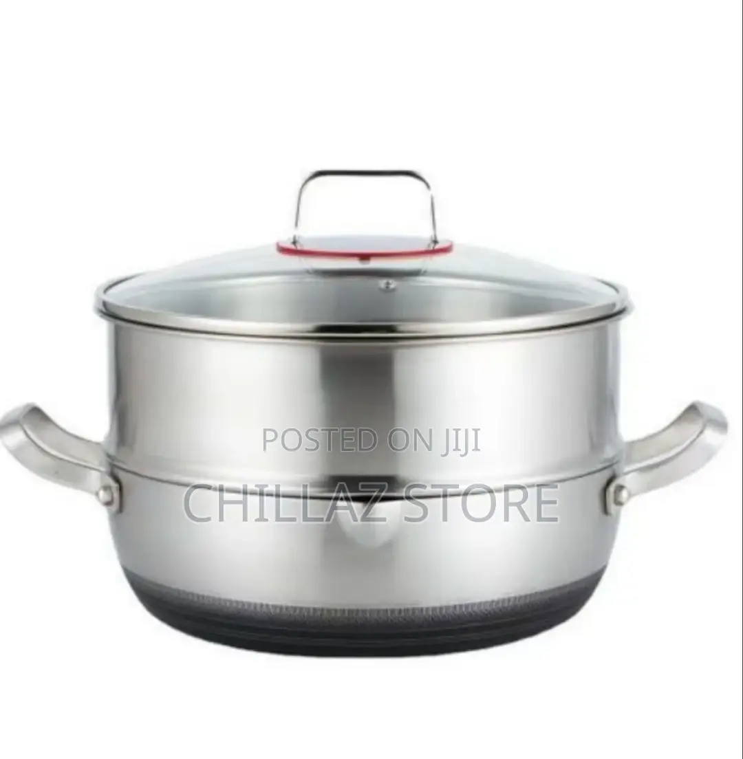 2 Layers Stainless Food Steamer