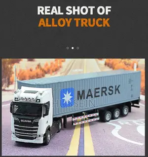 SCANIA Diecast Metal Model Toy Container Truck