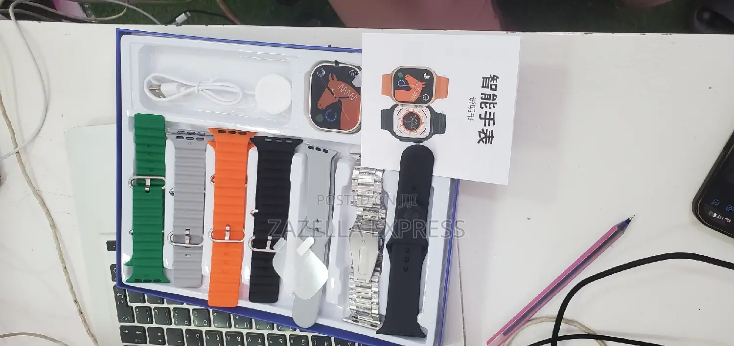 Ultra-2 Smart Watch With 7 Straps