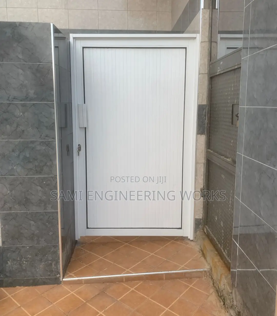 Full Pannel White Bathroom Door