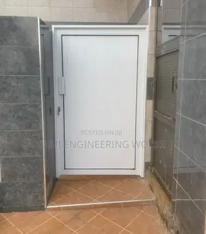 Full Pannel White Bathroom Door