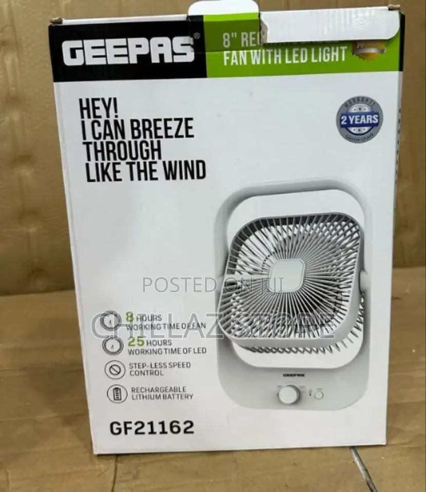 Rechargeable Geepas Fan