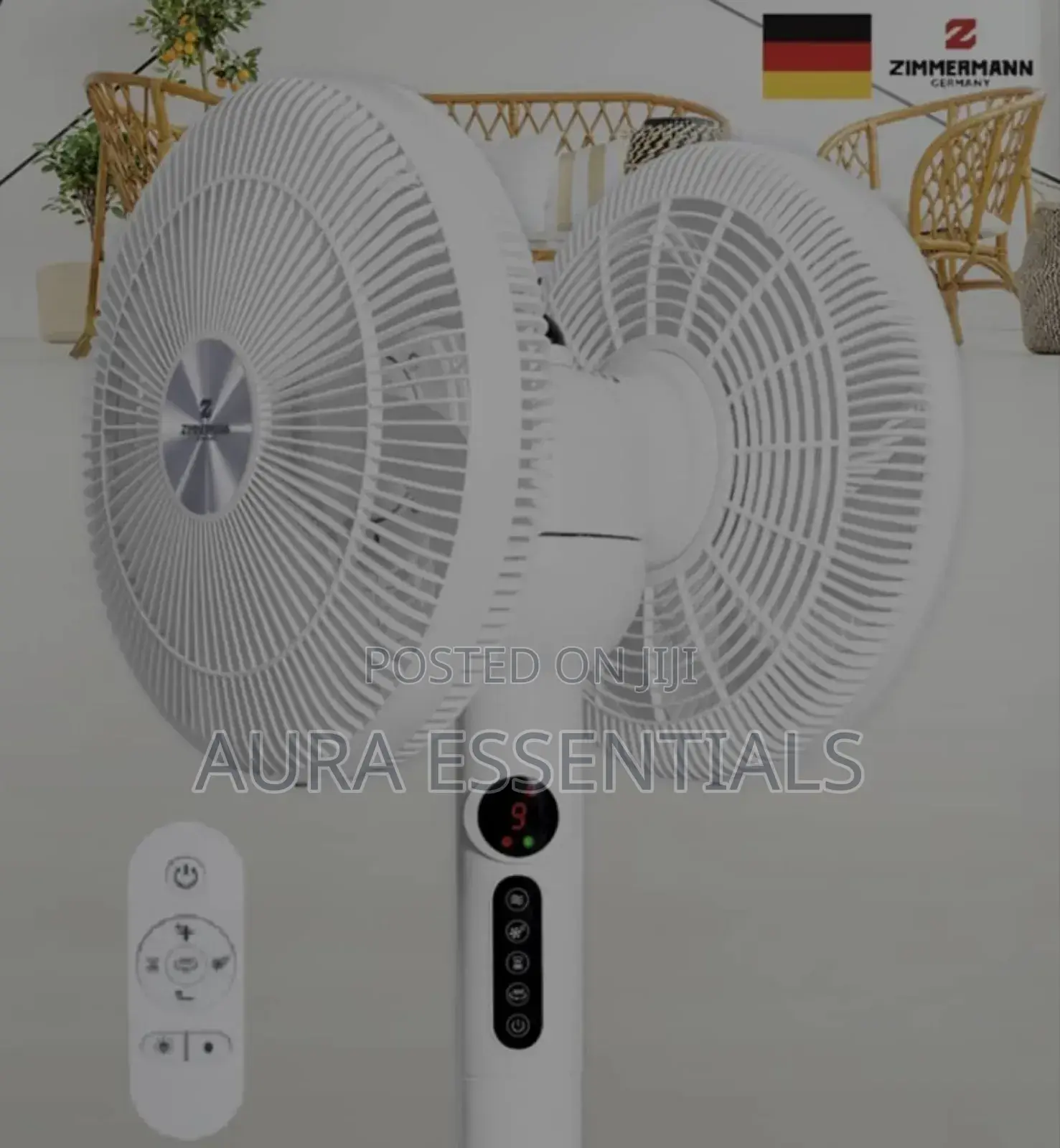 12-Inch Heavy Duty Double Sided Rotating Fan