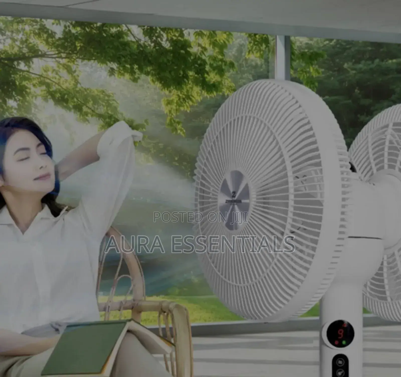 12-Inch Heavy Duty Double Sided Rotating Fan