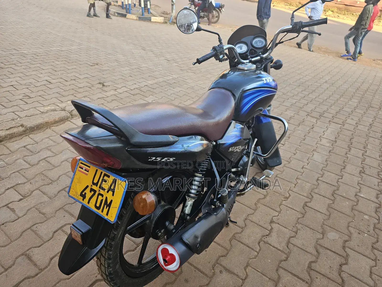 TVS HLX 125 2017 Blue