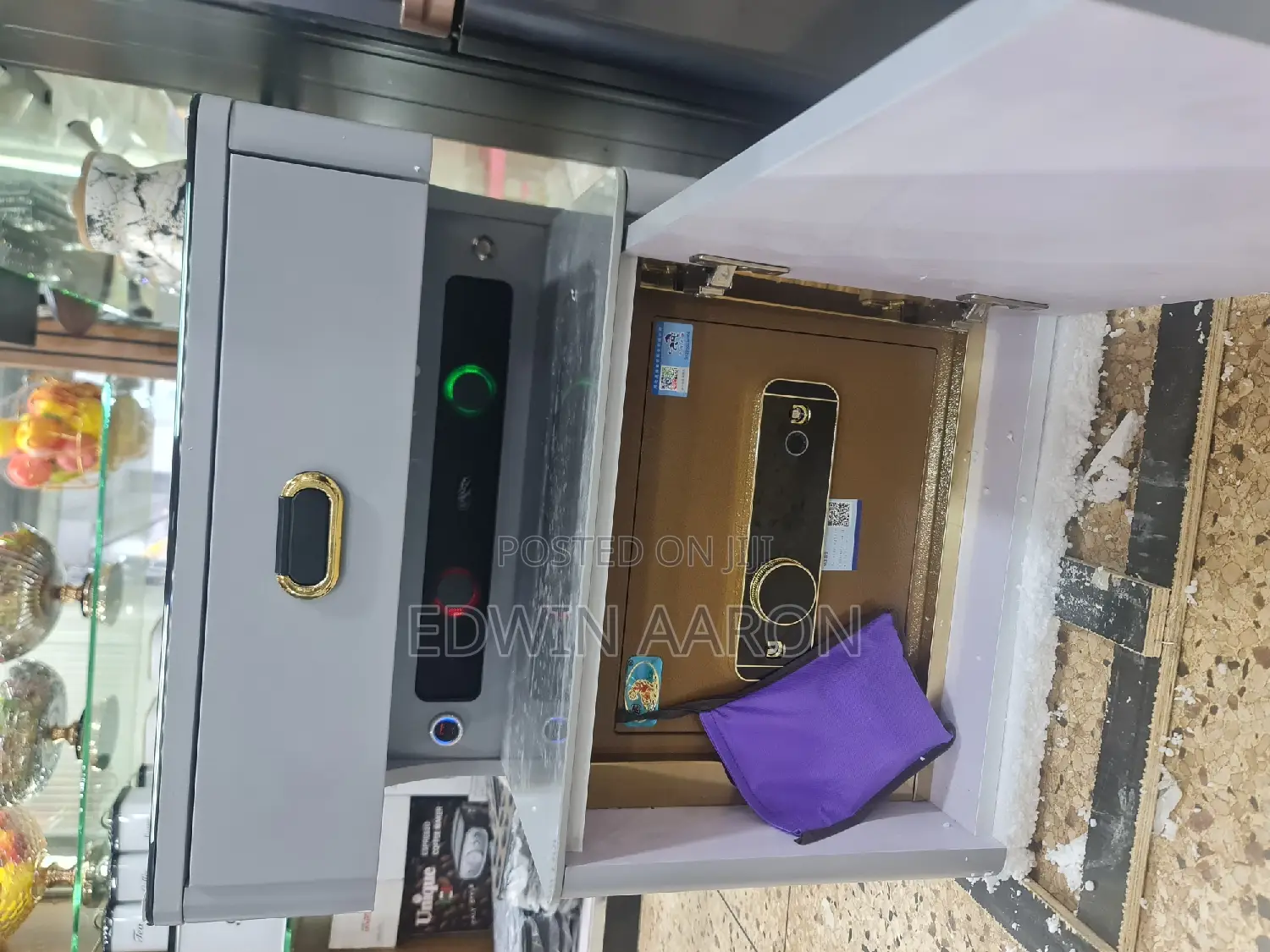 Smart Bedside Table With and Inbuilt Safe and Speakers