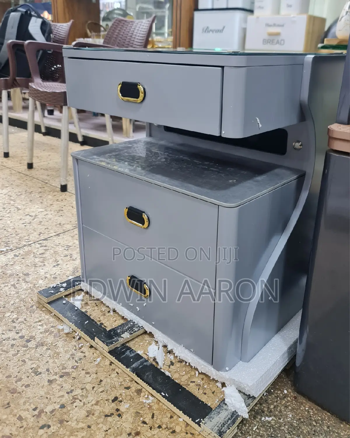 Smart Bedside Table With and Inbuilt Safe and Speakers