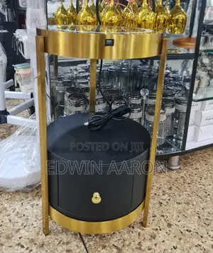 Smart LED Coffee Table With Drawer